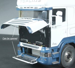 Can Open Front Face Assembly For TAMIYA SCANIA R620