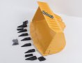 Metal Bucket for 1/14 Loader （With Yellow Painted ）