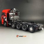 1/14 MAN 10x10 full metal with rear steering axle chassis