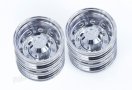 Metal Chromeplate Rear Wheel For 1/14 Scale Truck