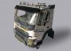 FMX Cab Assembly For 1/14 Scale Truck-grey spray paint