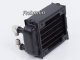 Excavator radiator with electric fan