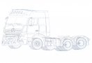 1/14 Scale 3-Axle Actros Tractor Truck Kit