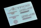Actros 2545 Stickers for 1/14 Scale Mercedes Benz 1851