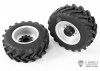 Optional Tire + Wheel For 1/14 BACKHOE Loader x 1 pair