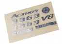 Metal Stickers for 1/14 Scale Benz 3363