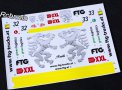 PVC Stickers for 1/14 SCANIA Truck
