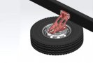 Spare Wheel Holder Set （Include Wheel )