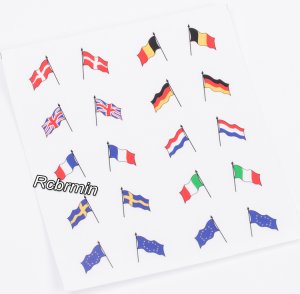 Europe Decals For 1/14 Trucks